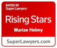 rated by Super Lawyers Rising Stars Marize Helmy superlawyers.com